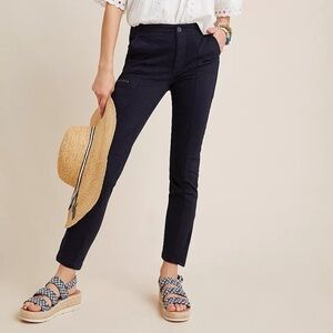 NWT Anthropologie Jefferson Moto Navy Legging Pants 29